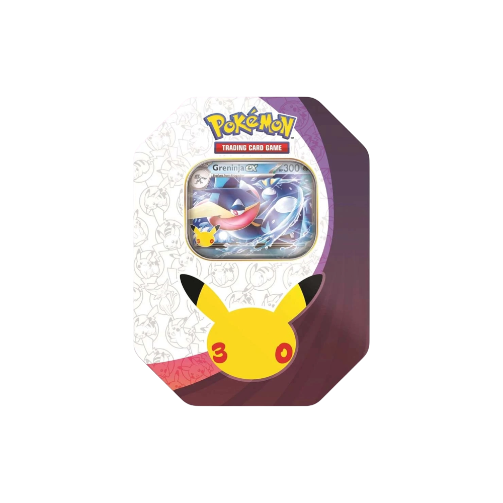 Pokemon 30th Celebration Greninja ex Tin