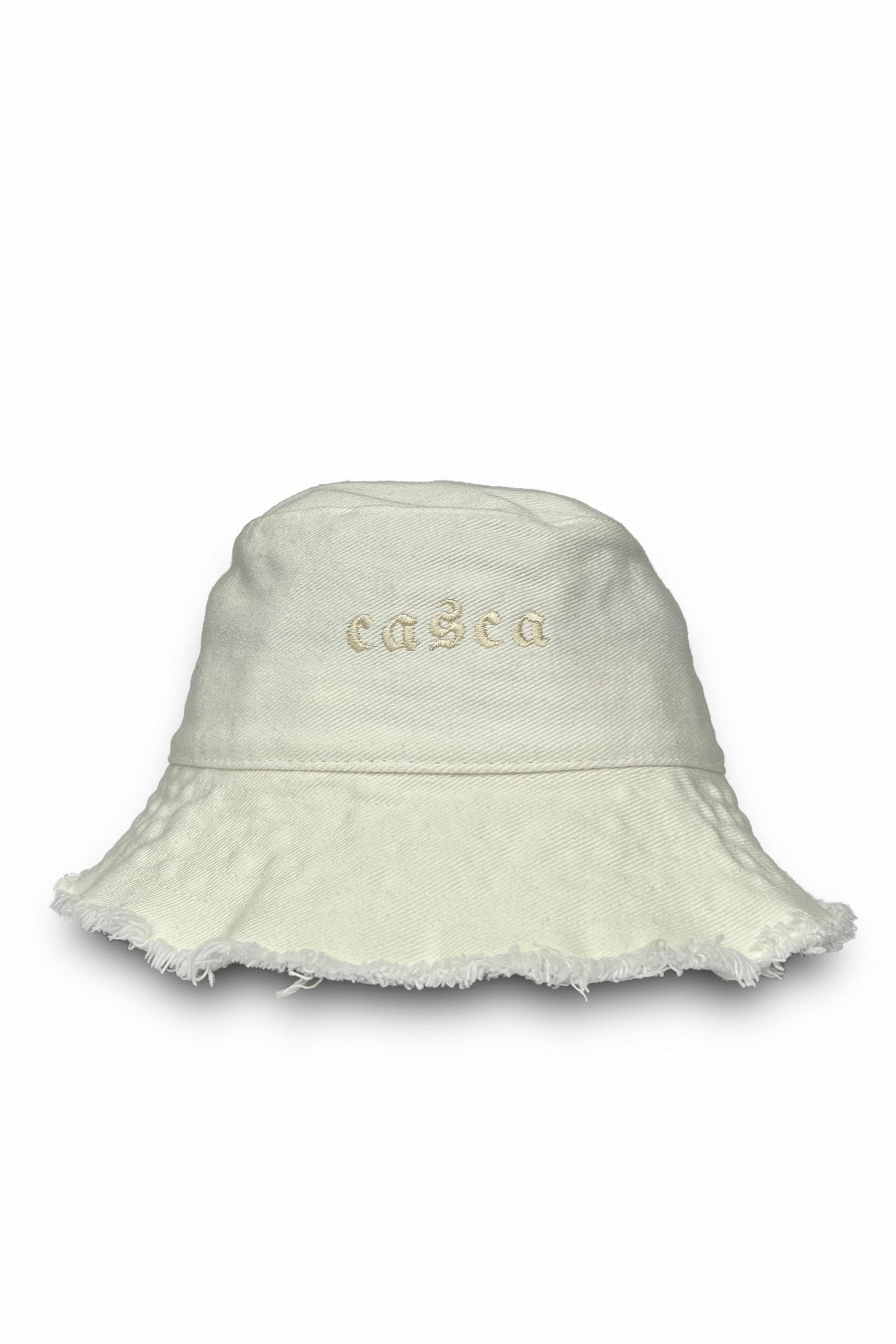 CASCA 222 Distressed Bucket Hat / Off White