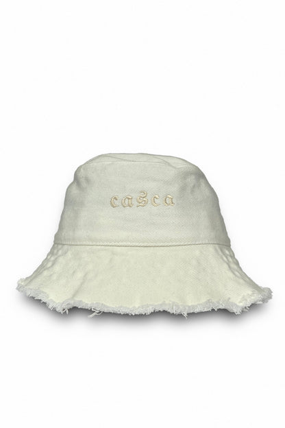 CASCA 222 Distressed Bucket Hat / Off White