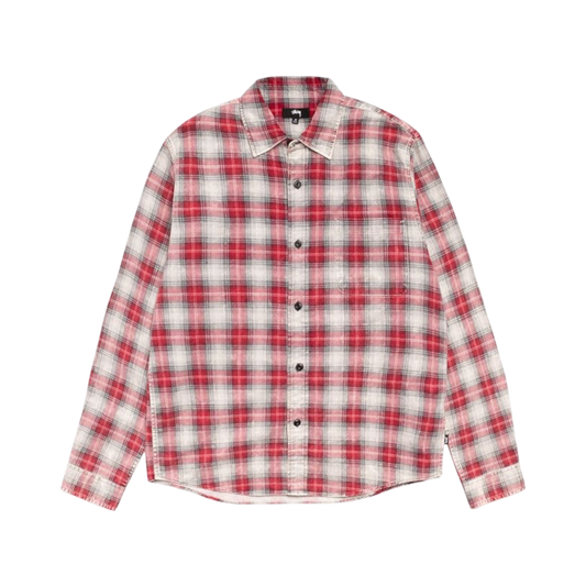 Stussy Daxx Plaid Shirt / Red / Large