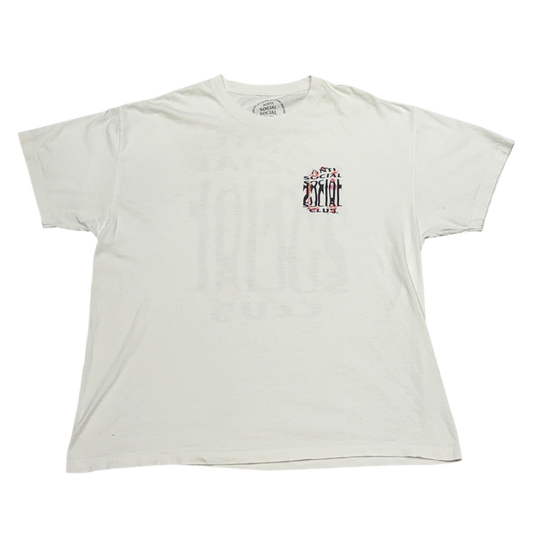 PO Anti Social Social Club T-Shirt / Grade B - Kkoch White