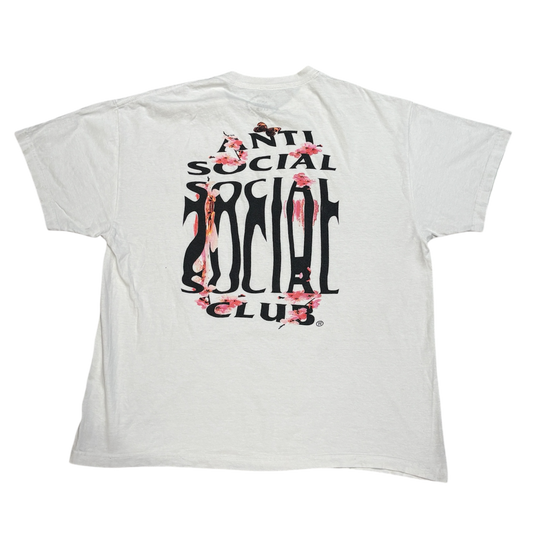 PO Anti Social Social Club T-Shirt / Grade B - Kkoch White