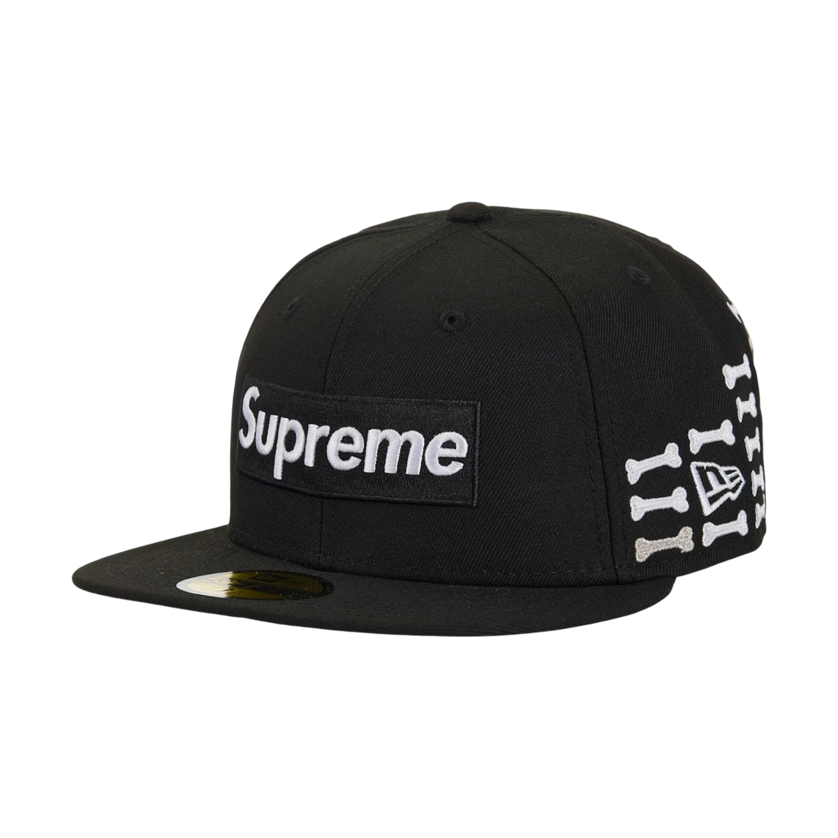 Supreme Bones Box Logo New Era 59Fifty
Fitted Cap / Black / 7 1/8