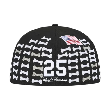 Supreme Bones Box Logo New Era 59Fifty
Fitted Cap / Black / 7 1/8