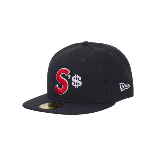 Supreme S Logo New Era 59Fifty Fitted Cap / Navy / 7 1/8
