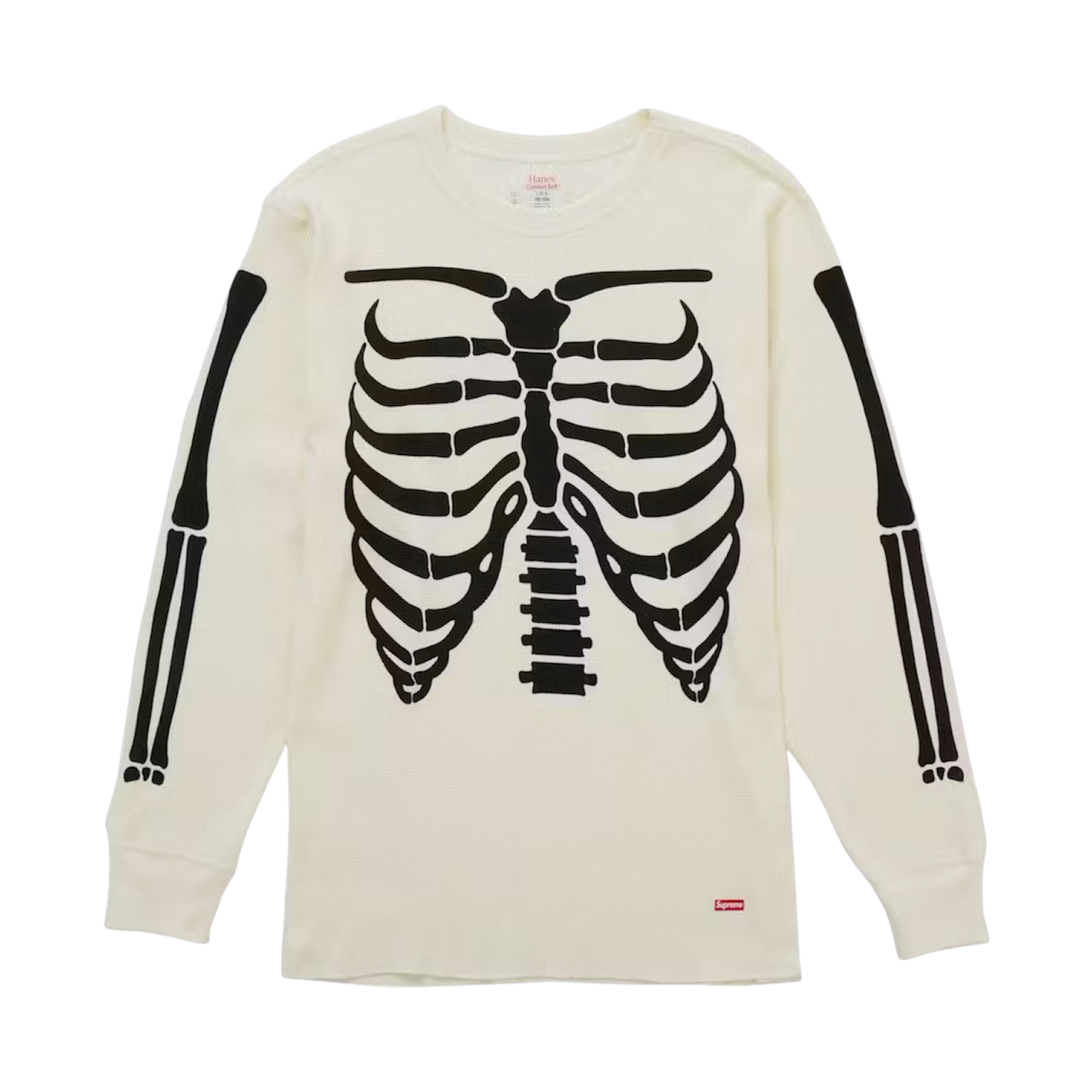 Supreme Hanes Bone Thermal Crew FW25
