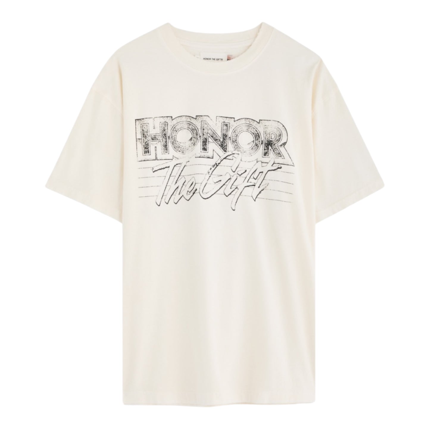 HONOR THE GIFT ‘After Hours’ T-shirt / Cream / XL