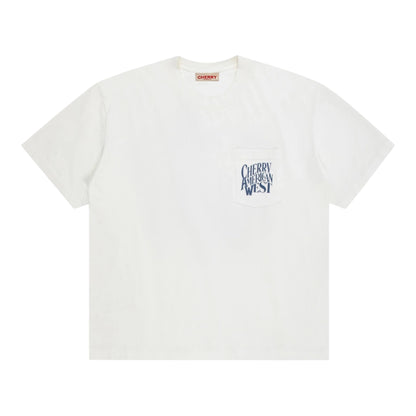 Cherry Los Angeles ‘American West’ T-shirt  / White / Large