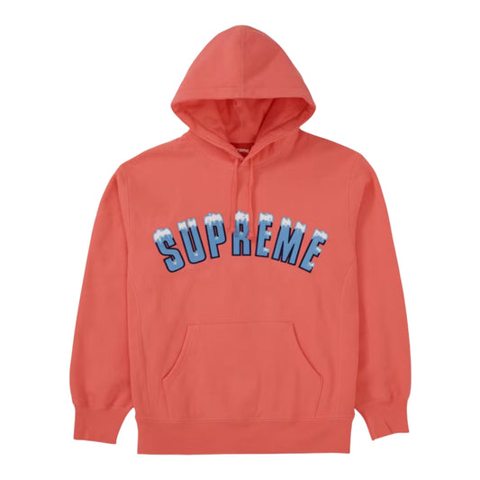 Supreme Icy Hoodie / Coral / Medium