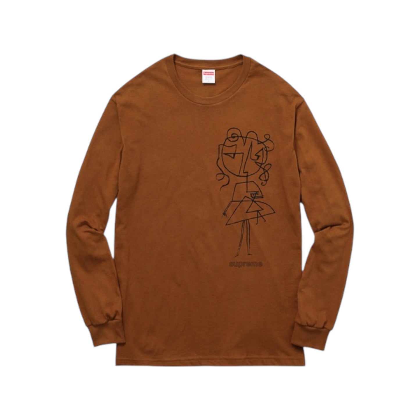 Supreme Sketch L/S Tee / Medium / Pre-Owned