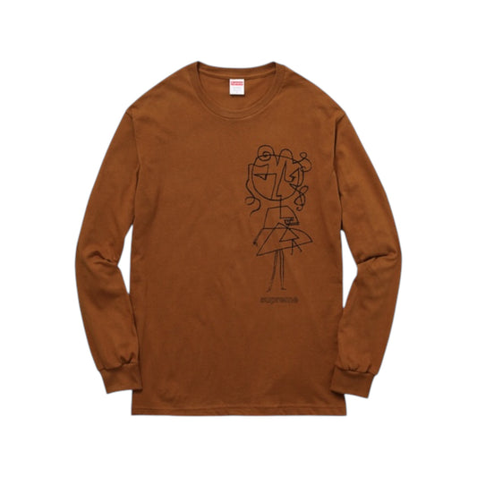 Supreme Sketch L/S Tee / Medium / Pre-Owned