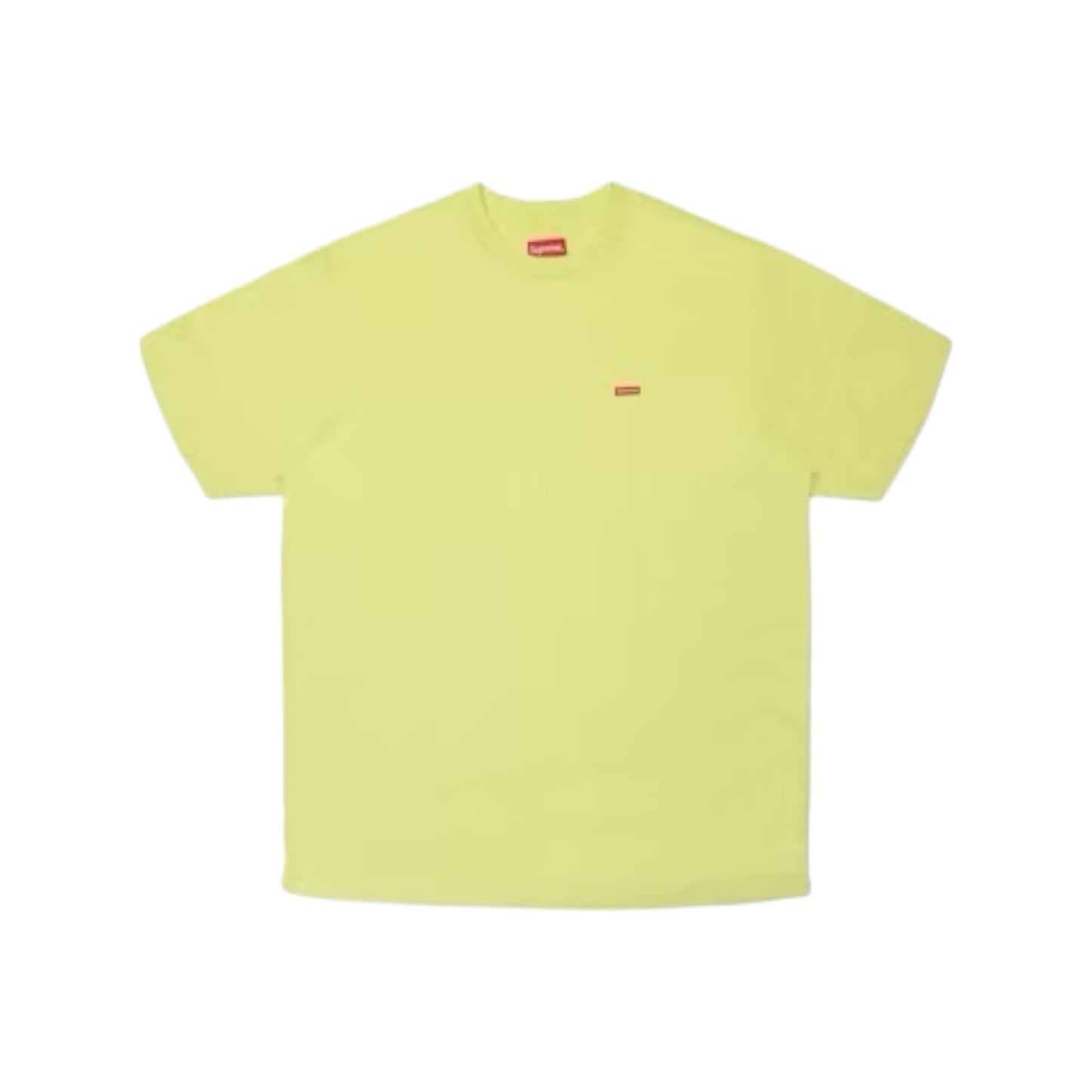 Supreme Small Box Logo Tee / Yellow/ Small / Pre-Owned