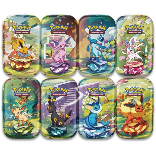 Pokemon Prismatic Evolution Mini Tin (x1 Tin)