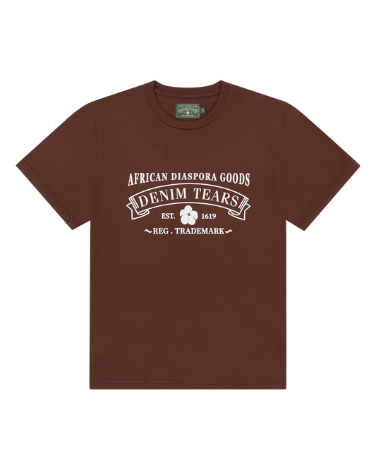 Denim Tears ADG T-shirt / Brown