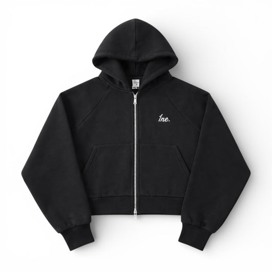 1NE. Core Zip Hood / Black