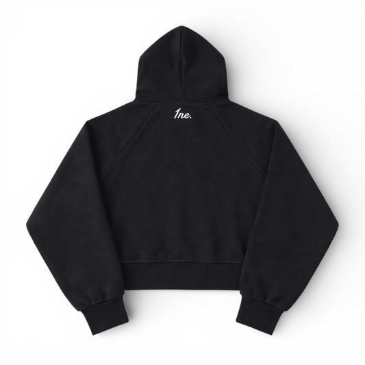 1NE. Core Zip Hood / Black