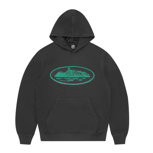 CRTZ Alcatraz Hoodie / Black & Green