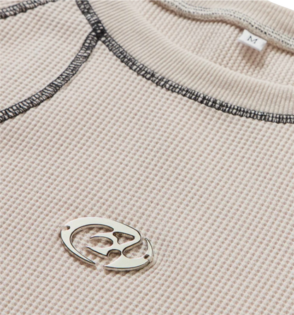 Chet Rock Stark Waffle Top / Cream