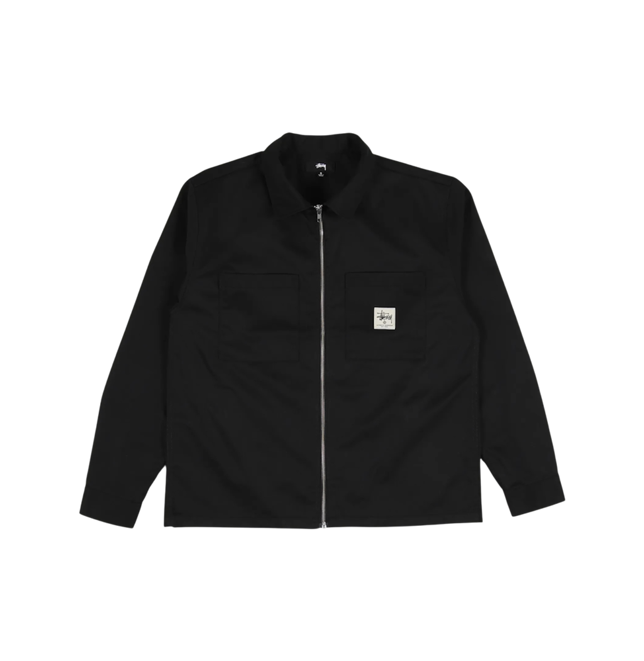 Stussy Zip Up Work Jacket / Black