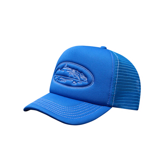 CRTZ Outline Trucker Hat / Blue