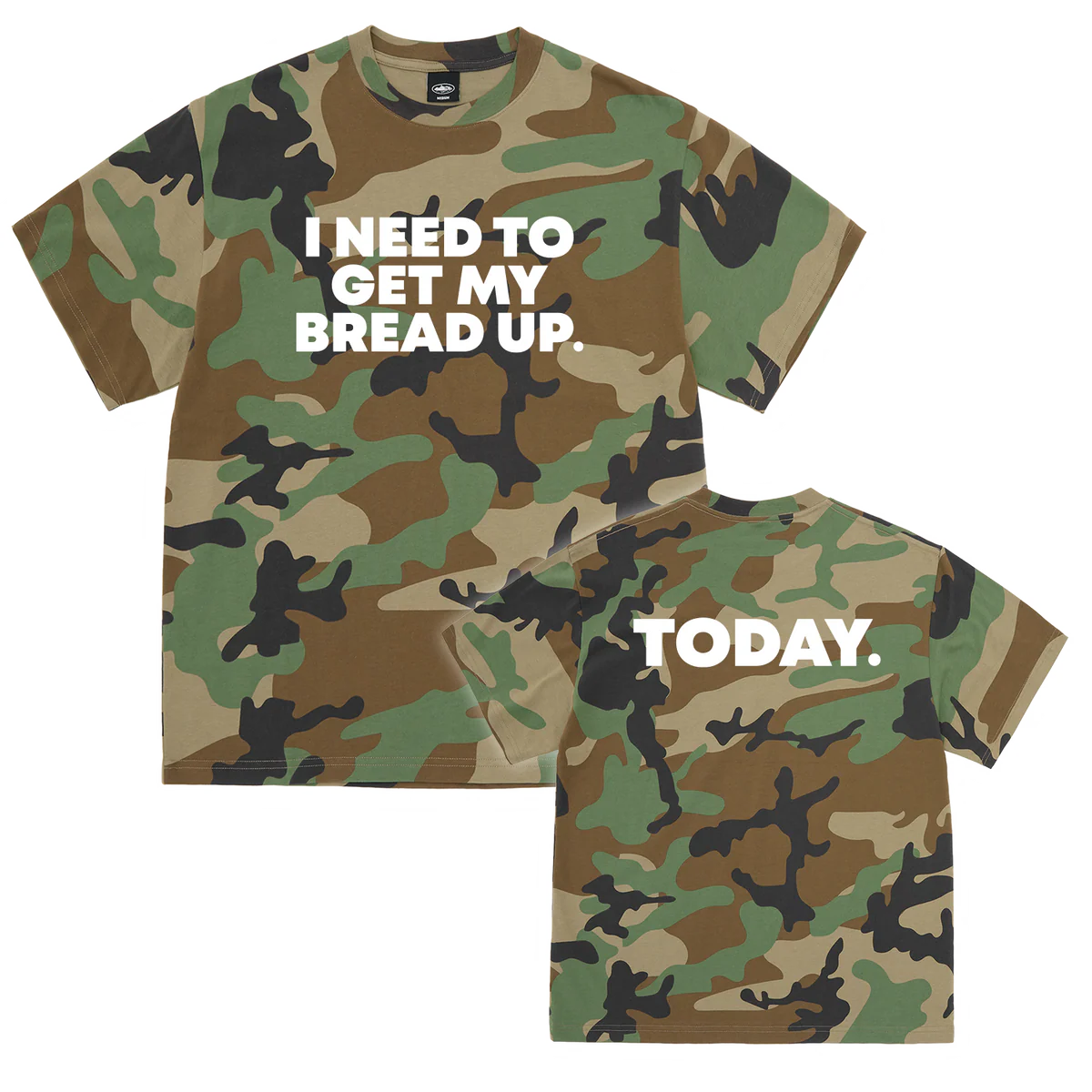 CRTZ Reminder T-shirt / Woodland Camo