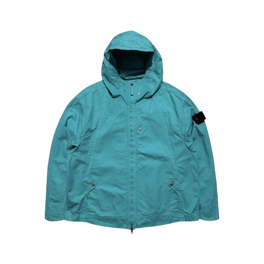 Stone Island Shadow Project CO NY Ripstop-TC Nylon Hooded Zip Jacket Blue / Grade B