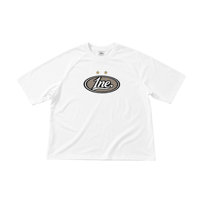 1NE. 'Grey’ Oval T-shirt