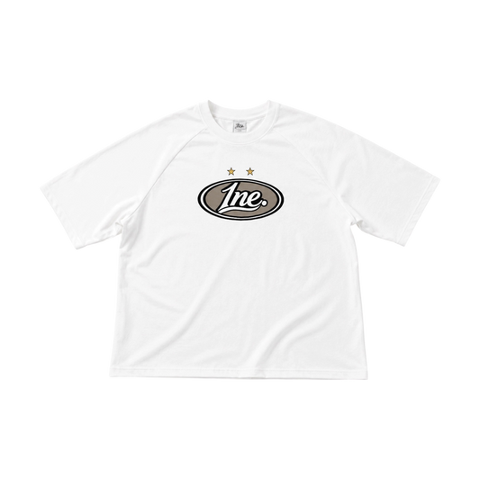 1NE. 'Grey’ Oval T-shirt