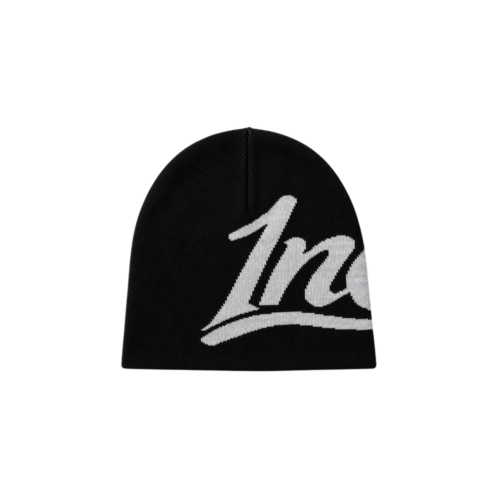 1NE Script Beanie Hat / Black