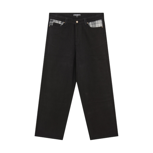 Lost Boys Checkered Twill Pants / Black