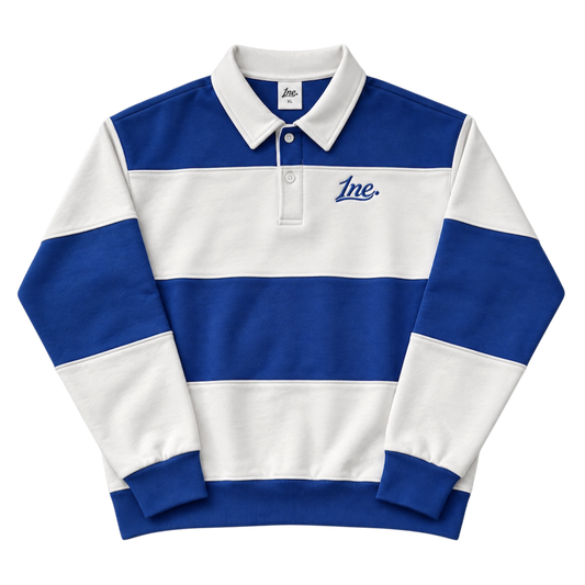1NE. Rugby Shirt / Blue