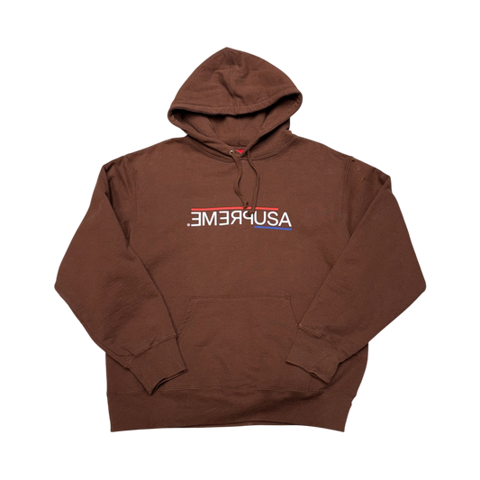 Supreme USA Hoodie / Medium /  Grade C