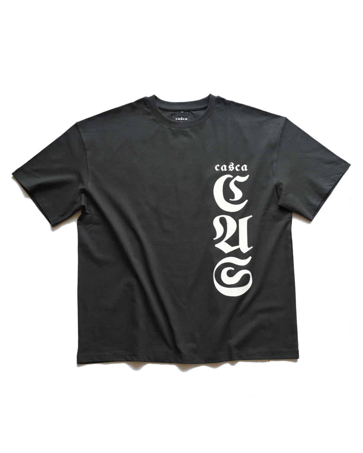 CASCA 222 Oversized Logo T-Shirt Black