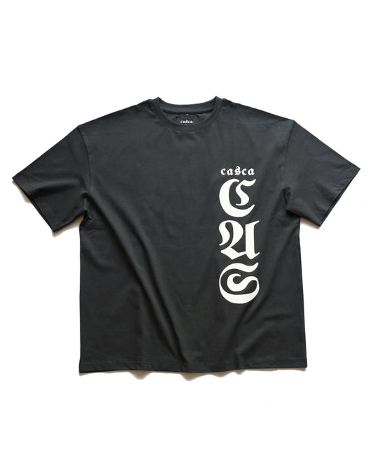 CASCA 222 Oversized Logo T-Shirt Black