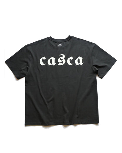 CASCA 222 Oversized Logo T-Shirt Black