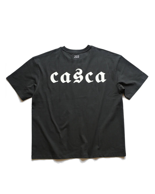 CASCA 222 Oversized Logo T-Shirt Black