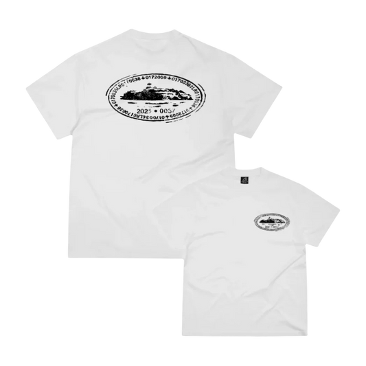CRTZ Island Stamp Tee / White