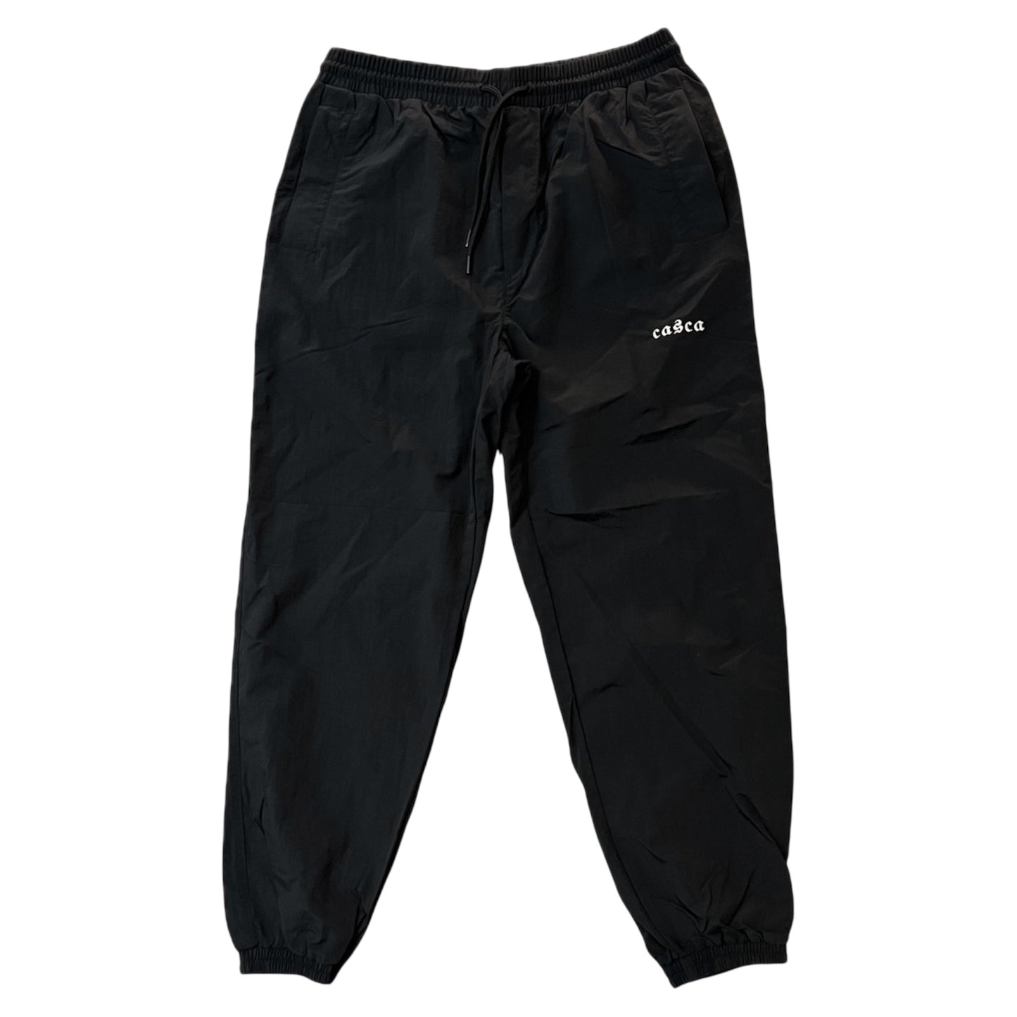 CASCA 222 Black Tracksuit Bottoms / M