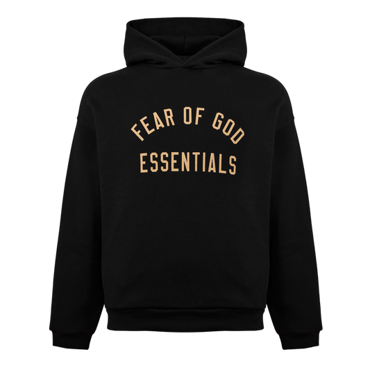 Essentials Black Hoodie / Medium