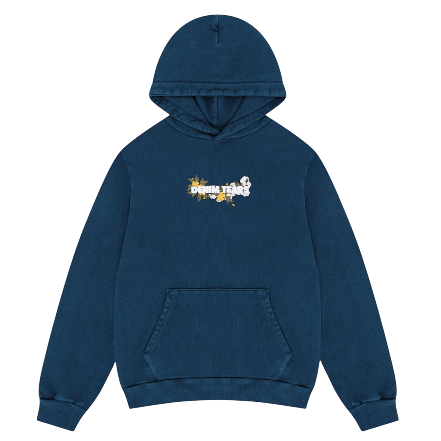 Denim Tears Floral Navy Hood