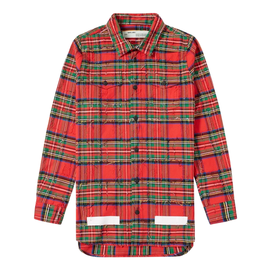 Off-White Paisley Shirt / Medium