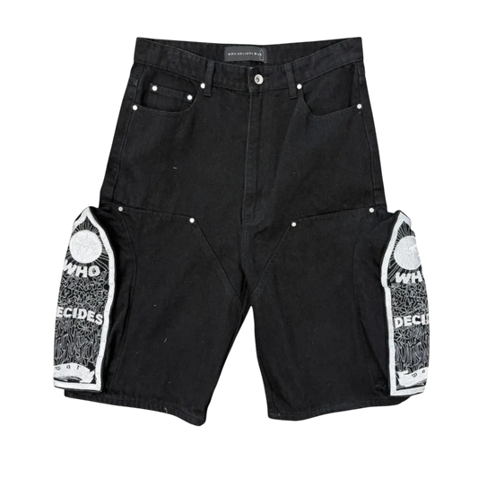 Who Decides Was Side Embroidery Jorts