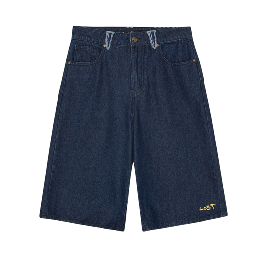 Lost Boys Embroidery Jorts / Indigo