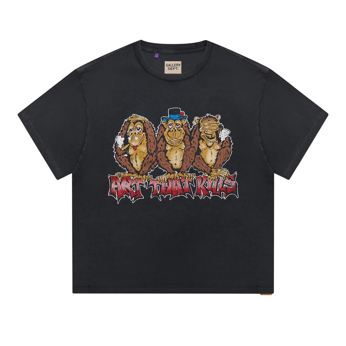 Gallery Dept ‘See No Evil’ T-shirt / Black