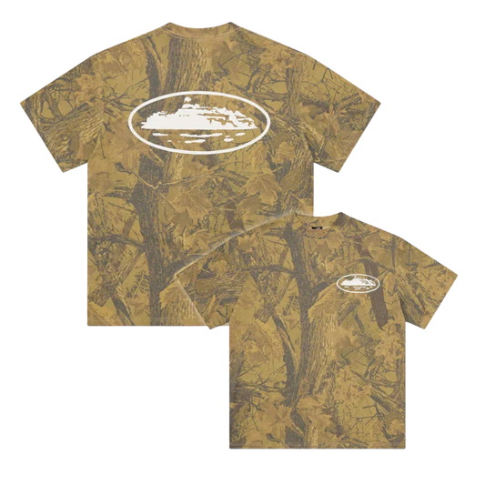 CRTZ Island Puff Print T-shirt / Forest Camo
