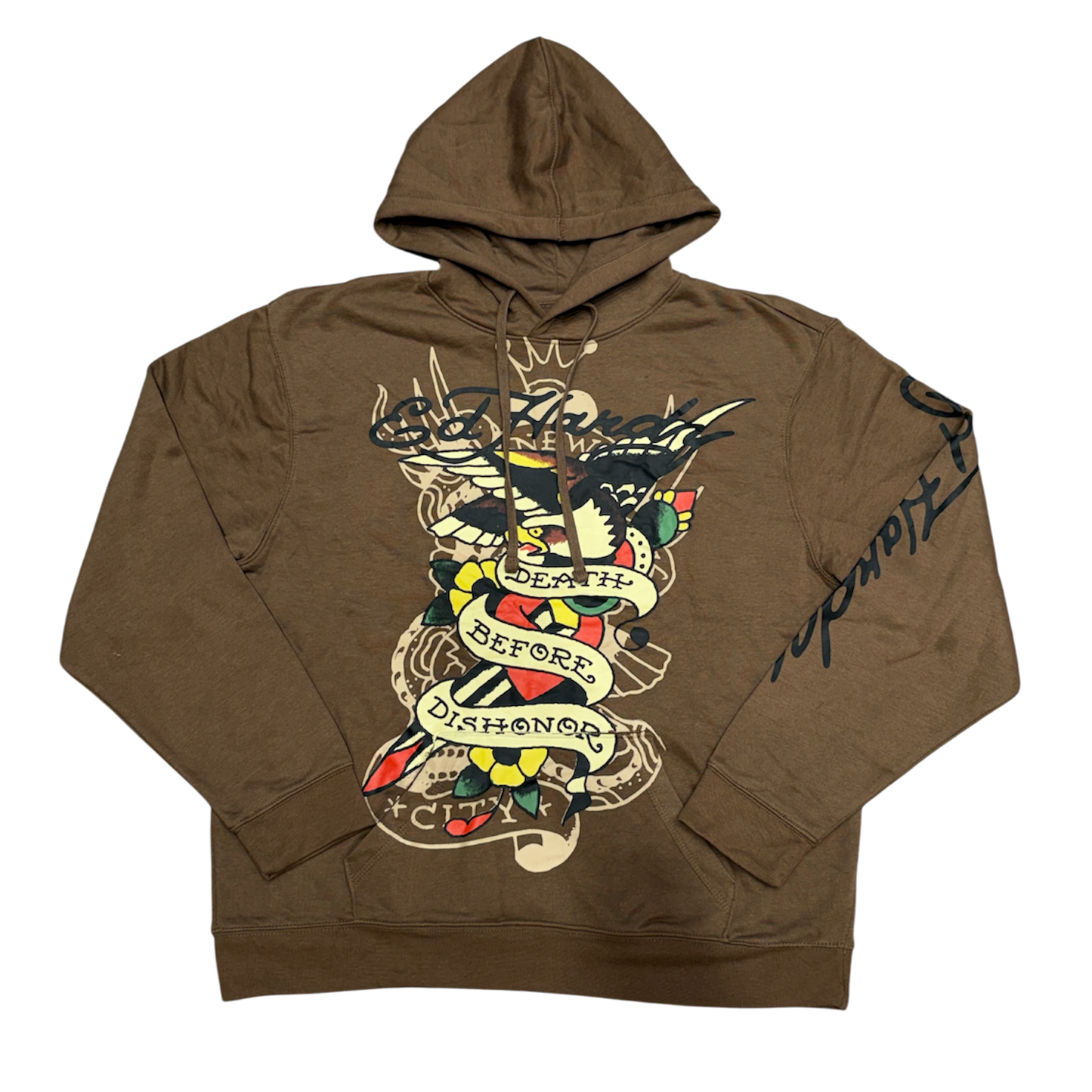 Ed Hardy Hood / Brown / XL / Grade B