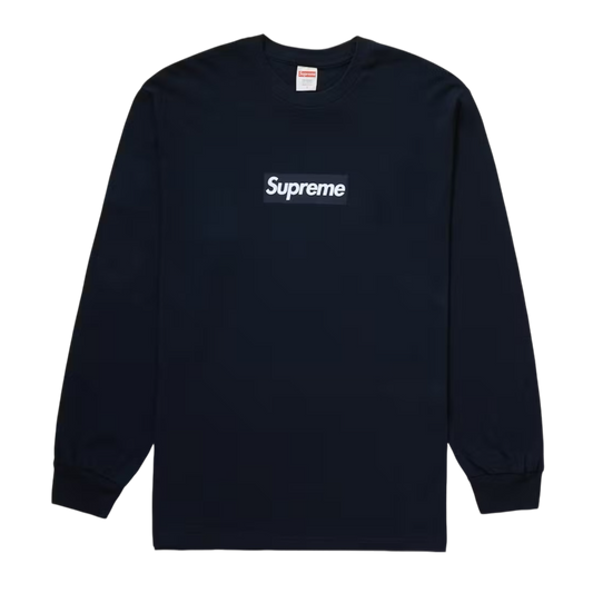 Supreme Box Logo L/S Tee / Navy