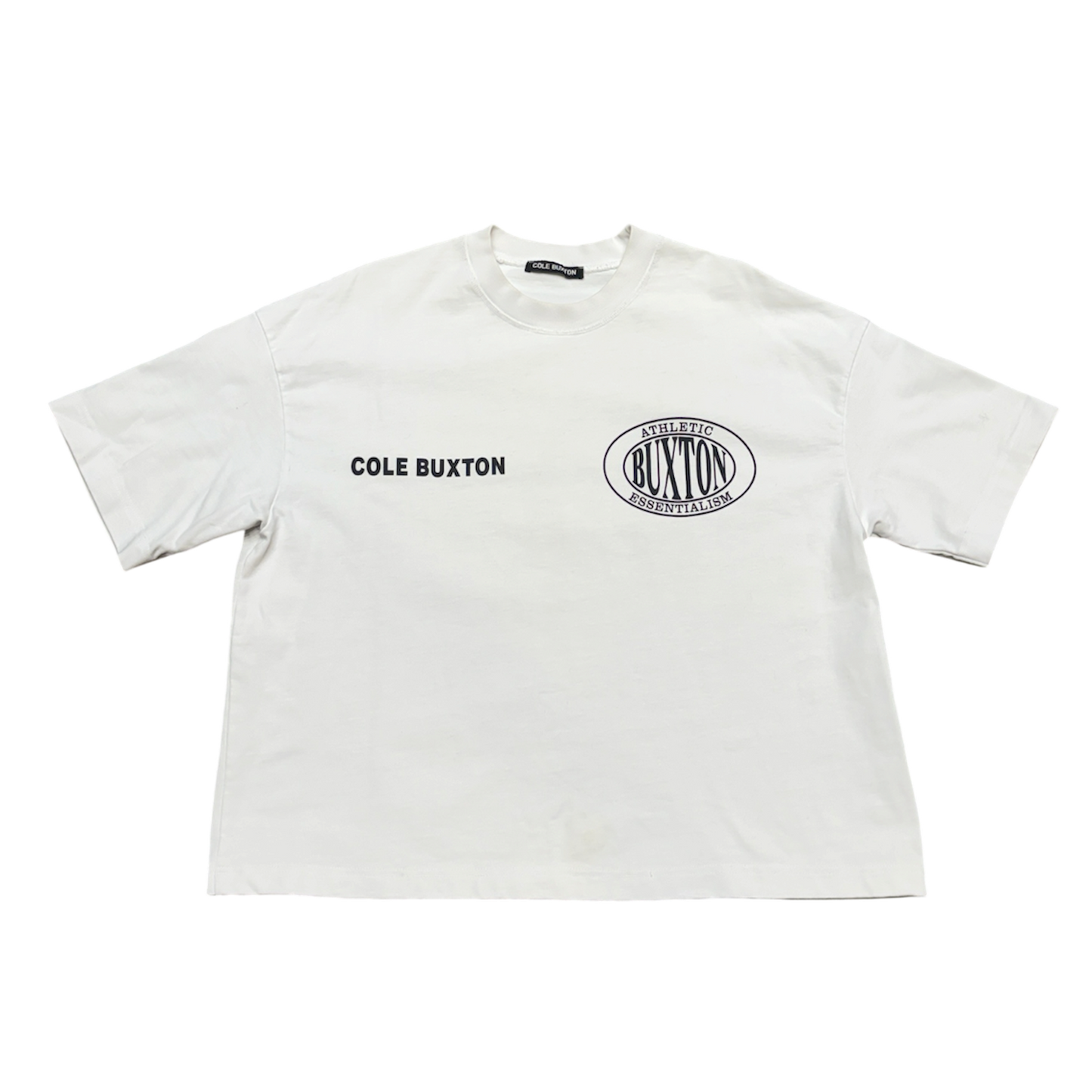 PO Cole Buxton Double Logo Sports T-Shirt - Grade B