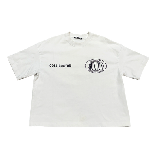 PO Cole Buxton Double Logo Sports T-Shirt - Grade B