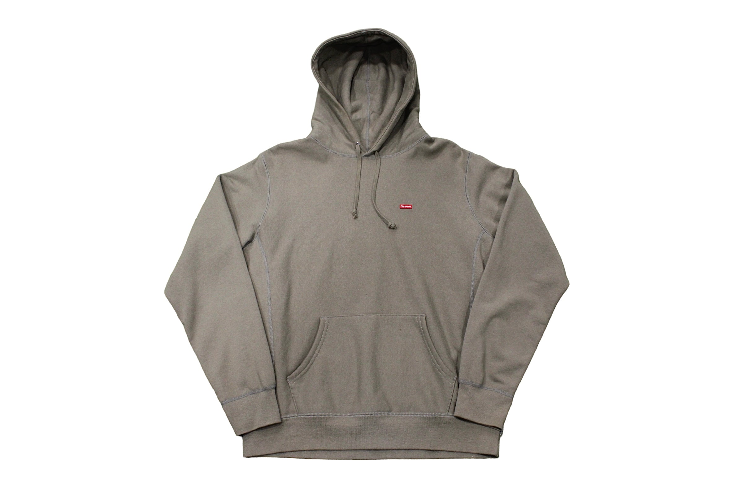 Supreme Small Box Logo Khaki Hoodie – 1NE.derby